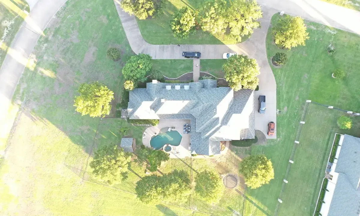 New shingle roof installation on a home in Garden Acres